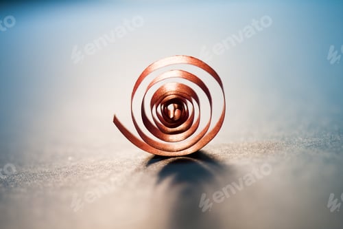 Preview: Macro, Abstract, Background Picture Of Colored Paper Spirals On Paper Background