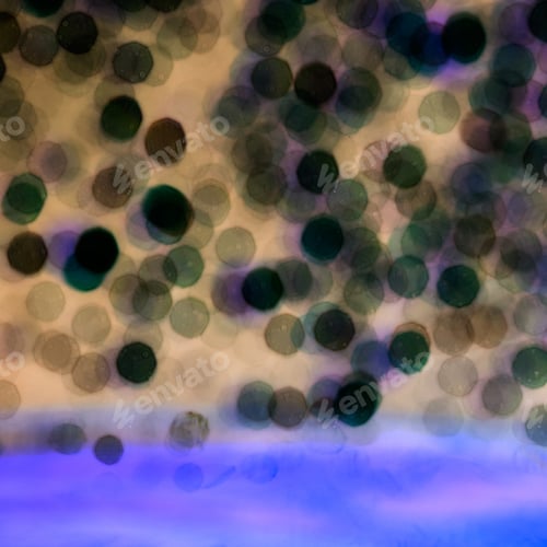 Preview: Colorful, Elegant Abstract Background With Bokeh Lights. Can Be Used As Christmas Background