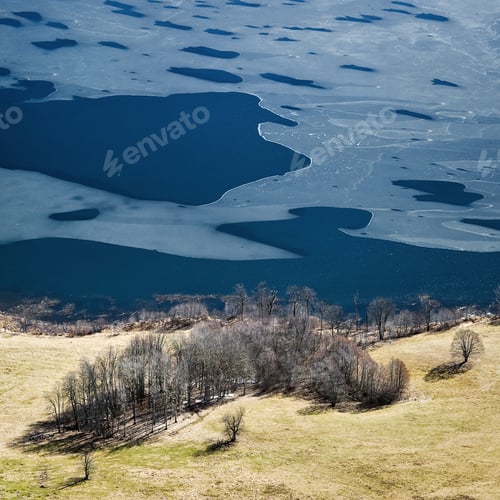 Preview: Aerial View Over The Coast Of Lake