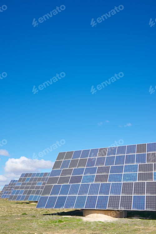 Preview: Huge Solar Panels For Electric Production In Teruel Province, Aragon, Spain.