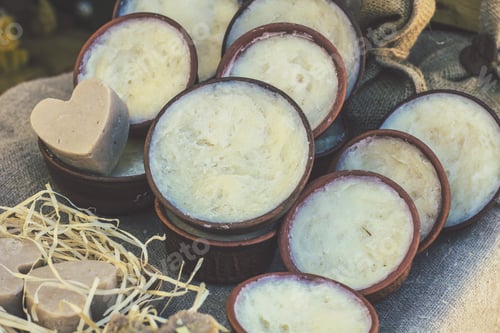 Preview: Handmade Aromatic Soap Close Up For Sale On The Market
