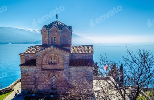 Preview: Church Of Saint John At Kaneo Situated In Unesco Listed Macedonian Town Ohrid, Fyrom.