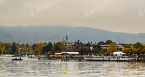 Preview: Mount Uetliberg In Swiss City Zurich Covered By Mist