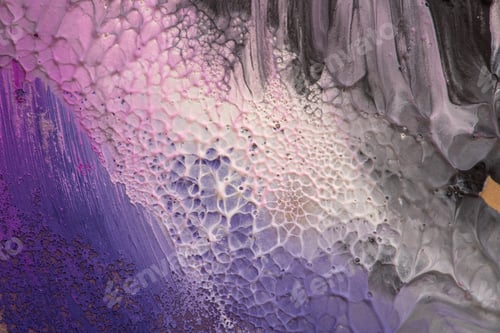 Preview: Hand Drawn Gouache Painting. Abstract Art Background. Color Texture.