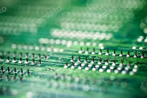Preview: Close-Up Of An Integrated Circuit.