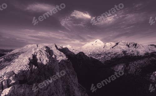 Preview: Sunrise In The Mountains. Early Morning As Viewed From The Top Of Visevnik Hill With Vast Landscape
