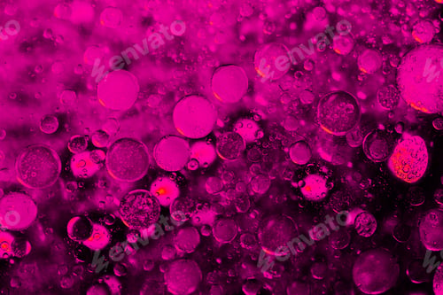 Preview: Abstract, Colorful Composition With Oil, Water And Ink