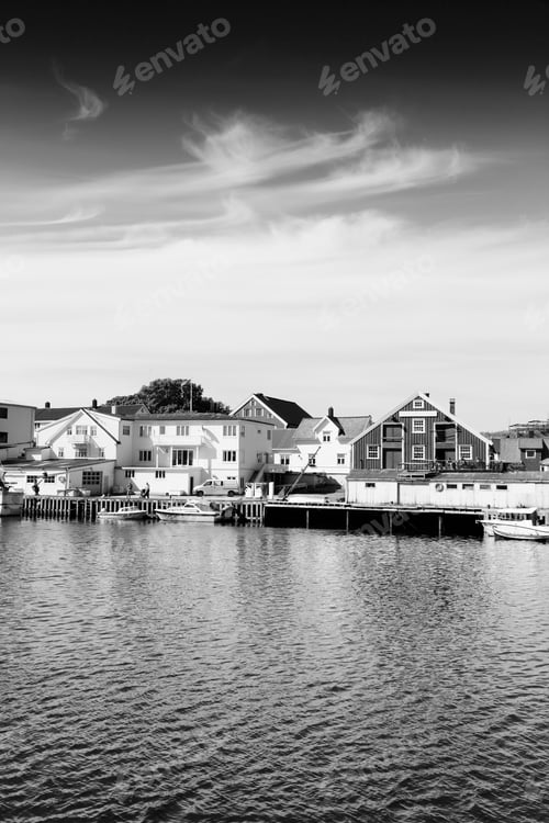 Preview: Lofoten Islands In Norway. Henningsvaer Fishing Village In Nordland County.