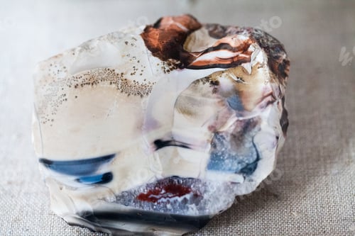 Preview: Beautiful Crystals, Minerals And Stones - Colors And Textures. Image Has Grain Texture Visible On