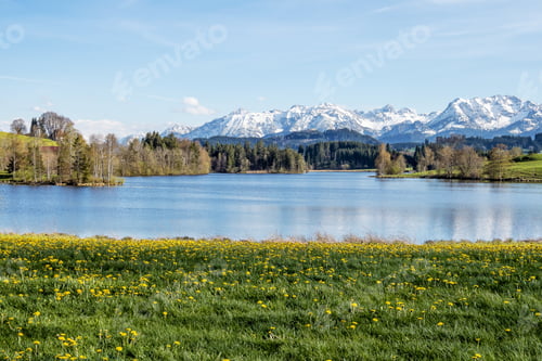 Preview: Lake Haldensee In The Tannheimer Valley, Tyrol, Austria