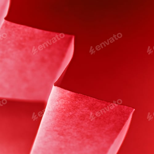 Preview: Colorful Paper Shapes With Paper Background