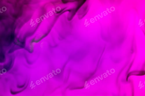 Preview: Abstract Defocused Composition With Ink And Small Bubbles. Beautiful Background, Texture And Colors