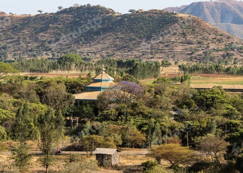 Preview: Landscape View Near The Blue Nile Falls (Tis-Isat Falls, Meaning Great Smoke In Amharic) In Amara