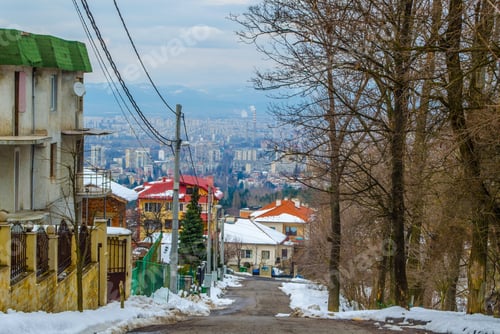 Preview: Remote Neighborhood Of Sofia Situated On Slope Of Vitosha Mountain.