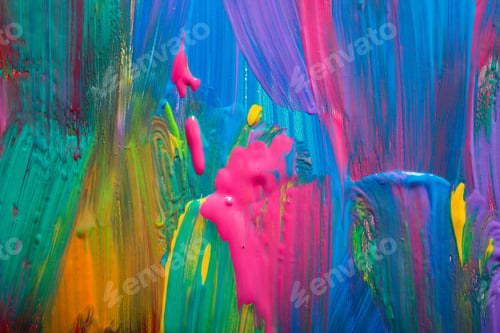 Preview: Abstract Art Background. Hand-Painted.