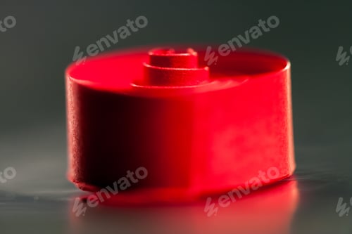 Preview: Macro, Abstract, Background Picture Of Red Paper Spirals With Reflexions