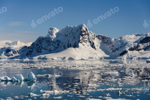 Preview: Antarctic Seascape With Reflection