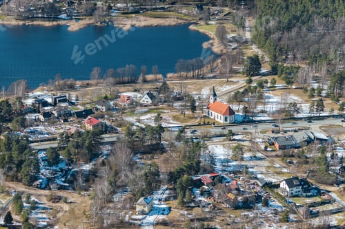 Preview: Aerial View Over The Baltezers Lake (Latvia)