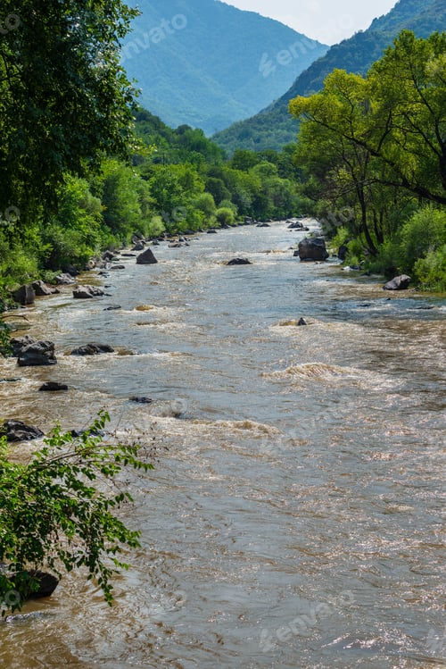 Preview: Nature Landscape With The River Debed, Armenia