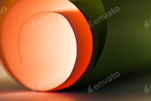 Preview: Macro, Abstract, Background Picture Of A Paper Spiral On Paper Background