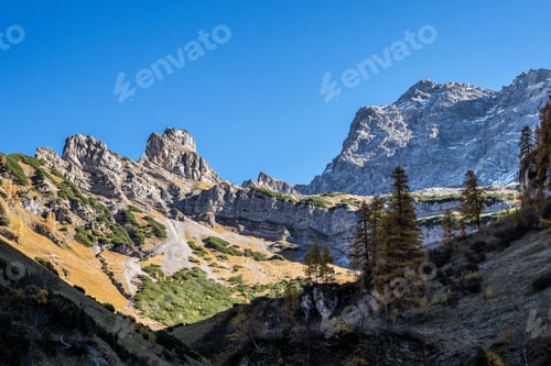 Preview: Austria, Greater Ahornboden In Autumn
