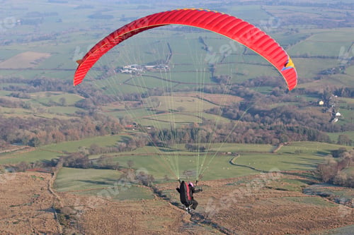 Preview: Paraglider In The Brecon Beacons, Wales
