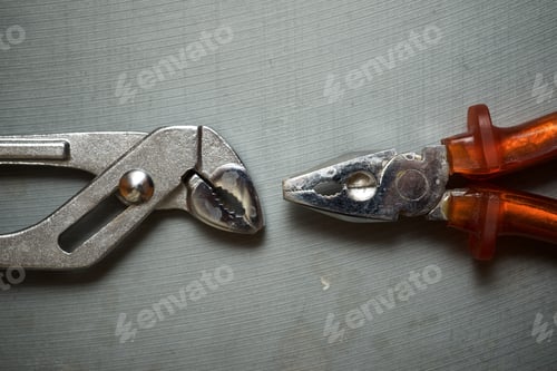 Preview: Pliers On A Stone Table