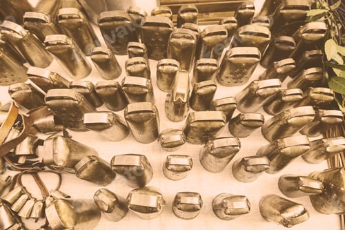 Preview: Gold Metal Bells, Metal Detail About Musical Instruments, Traditional Art