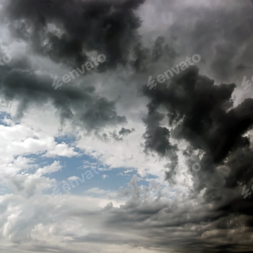 Preview: Overcast Hurricane Dramatic Storm Clouds Area Background