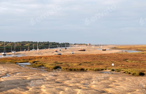 Preview: Low Tide At Wells Next The Sea, Norfolk, Uk