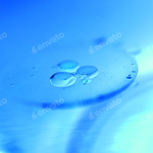 Preview: Abstract Composition Of Oil Drops On A Water Surface With Very Soft Focus