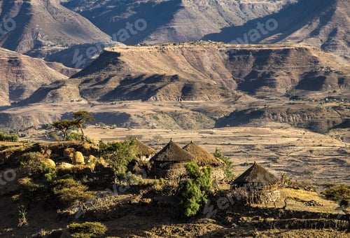 Preview: Landscape In The Highlands Of Lalibela, Ethiopia