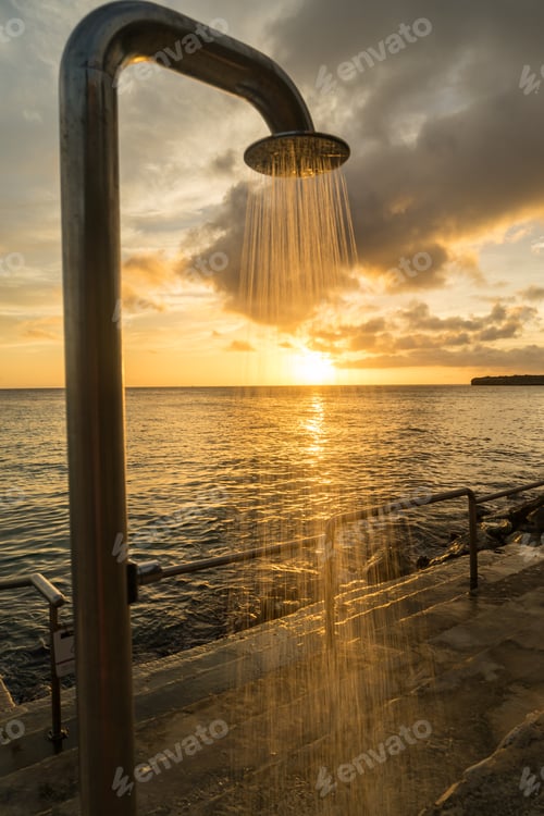 Preview: Sunset By The Beach Views Around Curacao A Small Caribbean Island