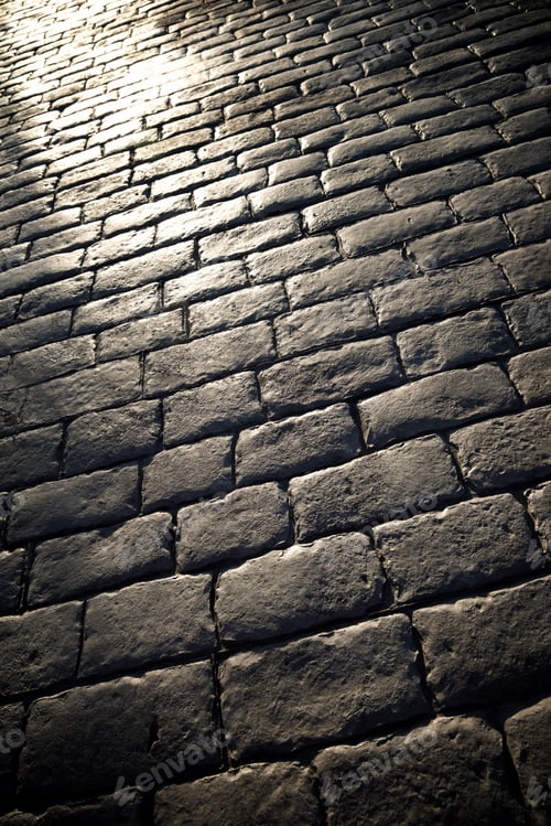 Preview: Floor Of A Street With Stone Tiles.