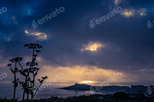 Preview: Porthgwidden Beach In St. Ives At Dawn, Cornwall, England, Uk