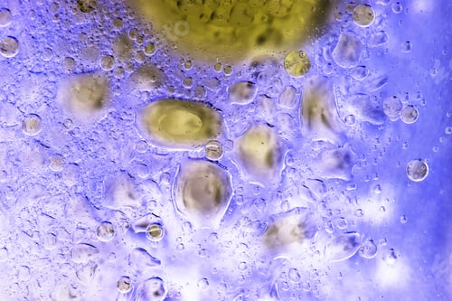 Preview: Abstract, Colorful Composition With Oil, Water And Ink
