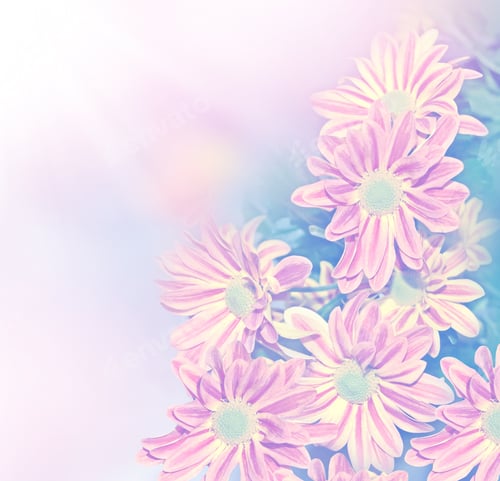 Preview: Dreamy Floral Background with Soft Hues