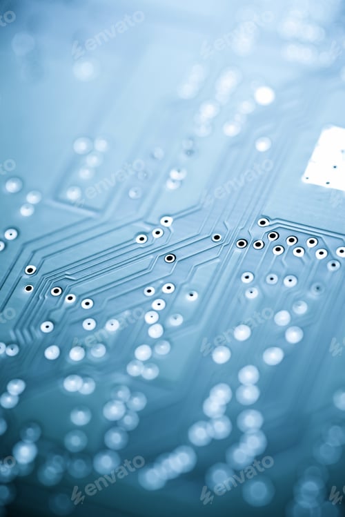Preview: Close-Up Of An Integrated Circuit.