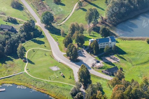 Preview: Aerial View Over The Village Korneti (Latvia)