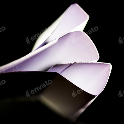 Preview: Colorful Paper Shapes. Image Has Grain Texture Visible On Maximum Size