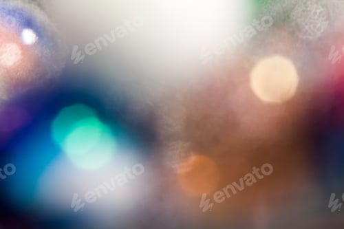 Preview: Abstract Background With Bokeh. Defocused Lights And Shadow