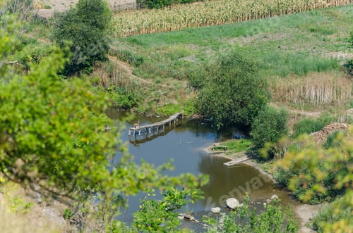 Preview: Views Of The Hills, The River And The Village From The Mountain Cave Monastery "Orheiul Vechi"