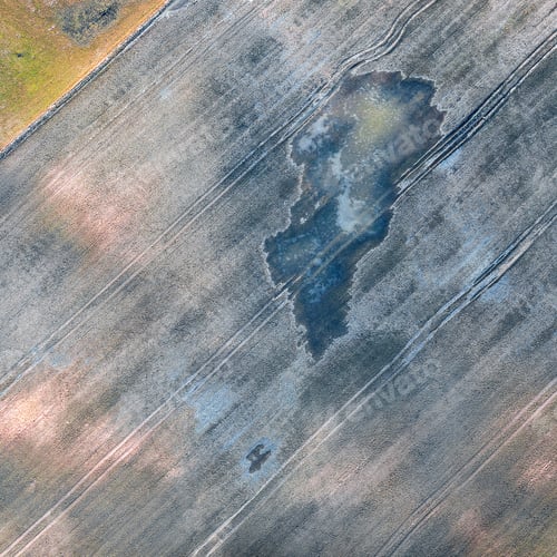 Preview: Aerial View Over The Rural Fields In Springtime