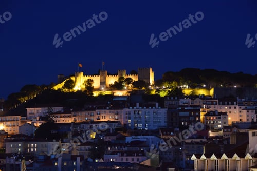 Preview: Castle Of Saint George In Lisbon At Night