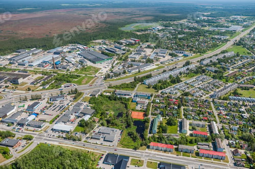 Preview: Aerial View Over The Parnu City In Estonia