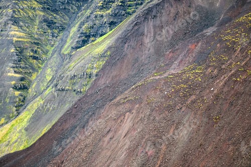 Preview: Aerial View Over The Hills In Iceland
