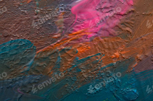 Preview: Abstract Art. Hand-Painted Background. Self Made.