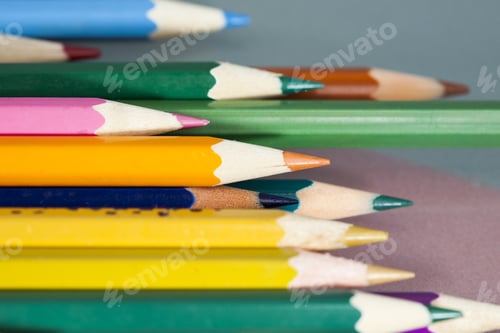 Preview: Group Of Sharp Colored Pencils