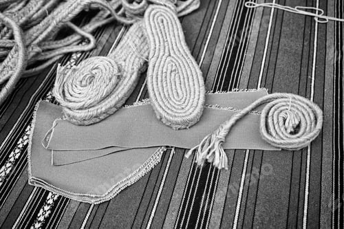 Preview: Spanish Shoe Handmade Shoe Detail Of A Typical And Tradition, Manufacture Hand, Crafts
