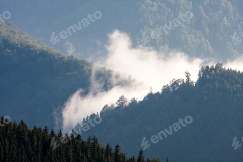 Preview: Romanian Mountain Landscape With Fog